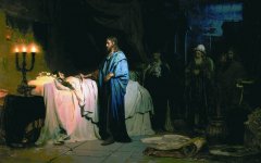 Художник Илья Репин «Воскрешение дочери Иаира», 1871 год»  