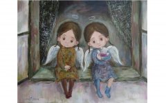Картины художницы Нино Чакветадзе «Все мы вышли из детства»  